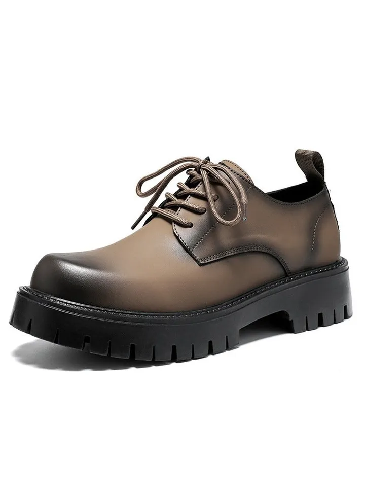 Versatile Retro Casual Leather Shoes