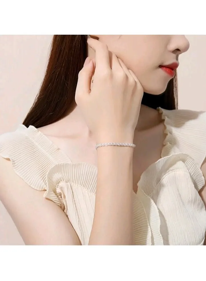 Pure 925 Sterling Silver Bracelet For Women