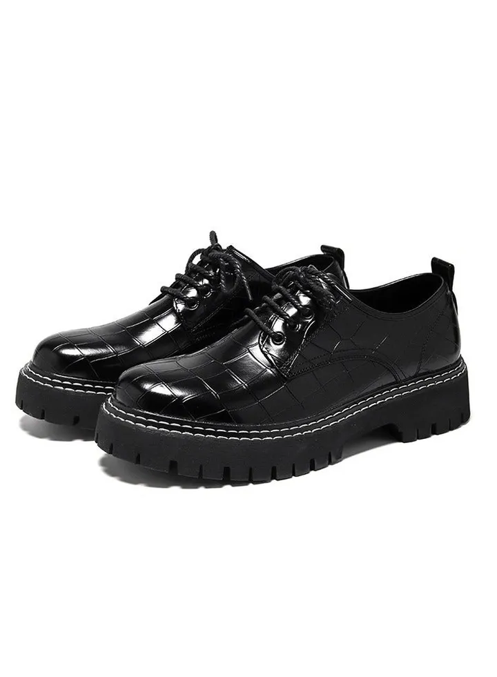 Versatile Retro Casual Leather Shoes