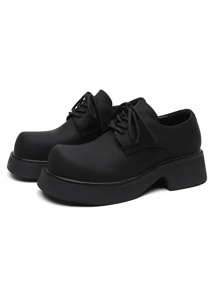 Versatile Retro Casual Leather Shoes