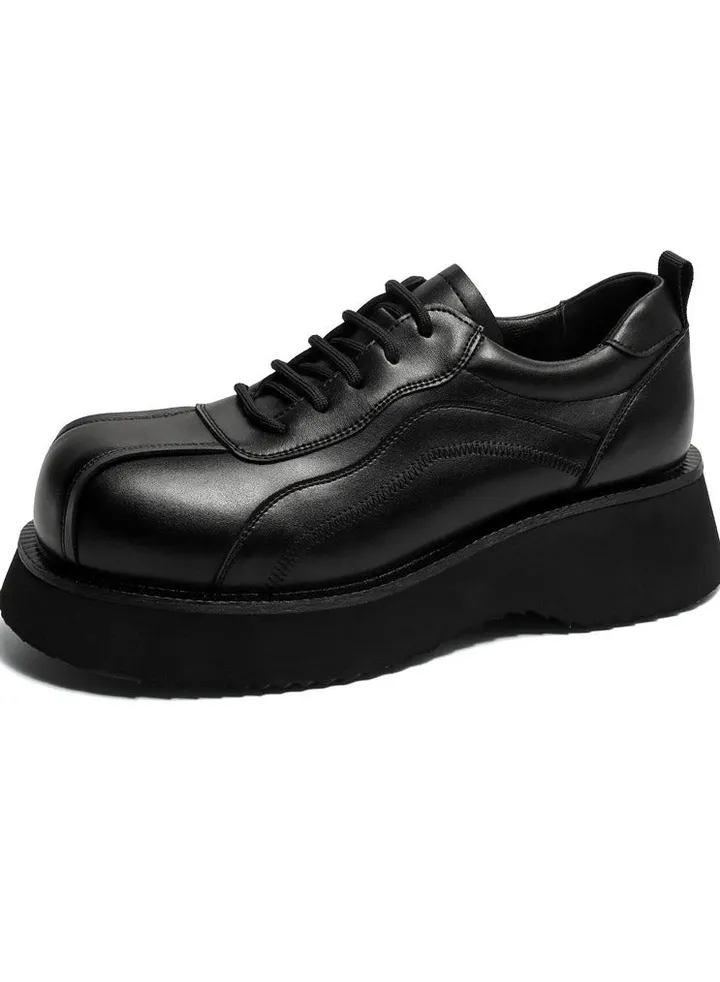 Versatile Retro Casual Leather Shoes