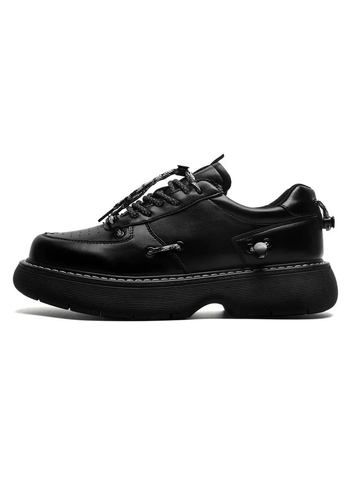 Versatile Retro Casual Leather Shoes