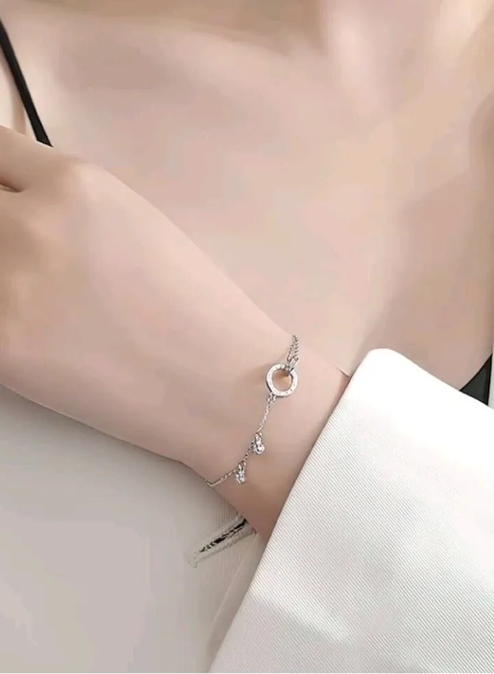 Pure 925 Sterling Silver Bracelet For Women
