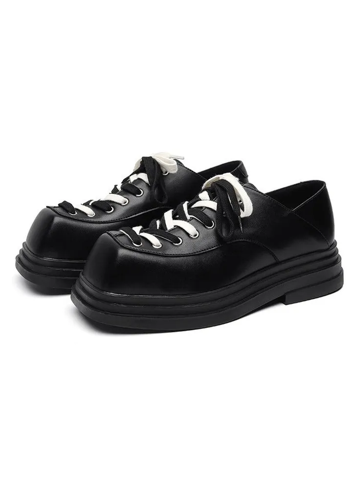 Versatile Retro Casual Leather Shoes