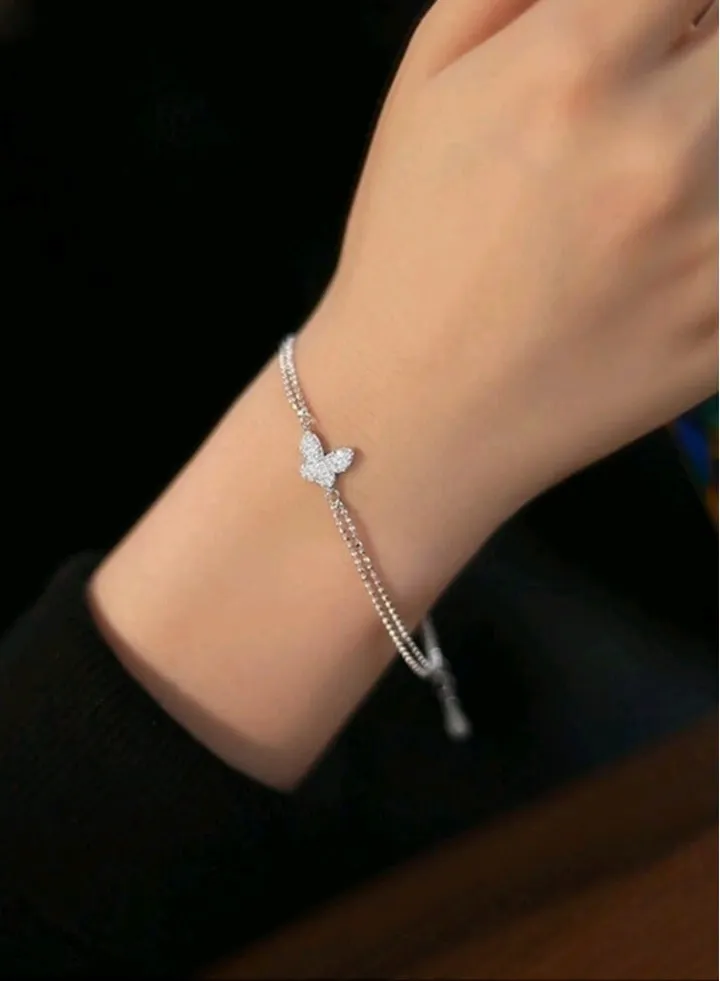 Pure 925 Sterling Silver Bracelet For Women