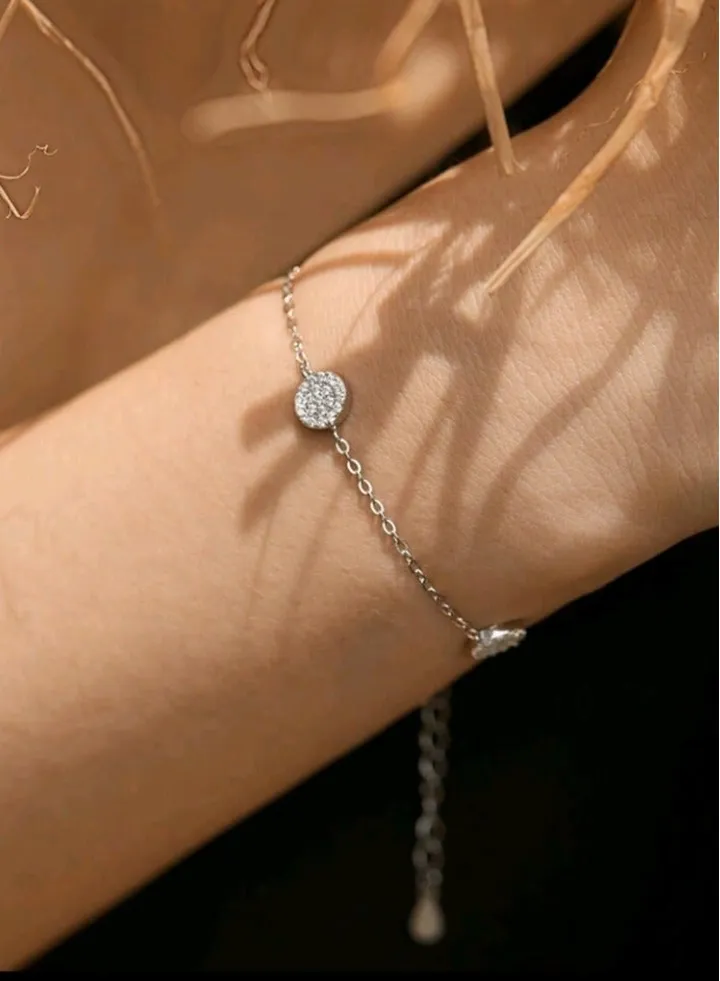 Pure 925 Sterling Silver Bracelet For Women