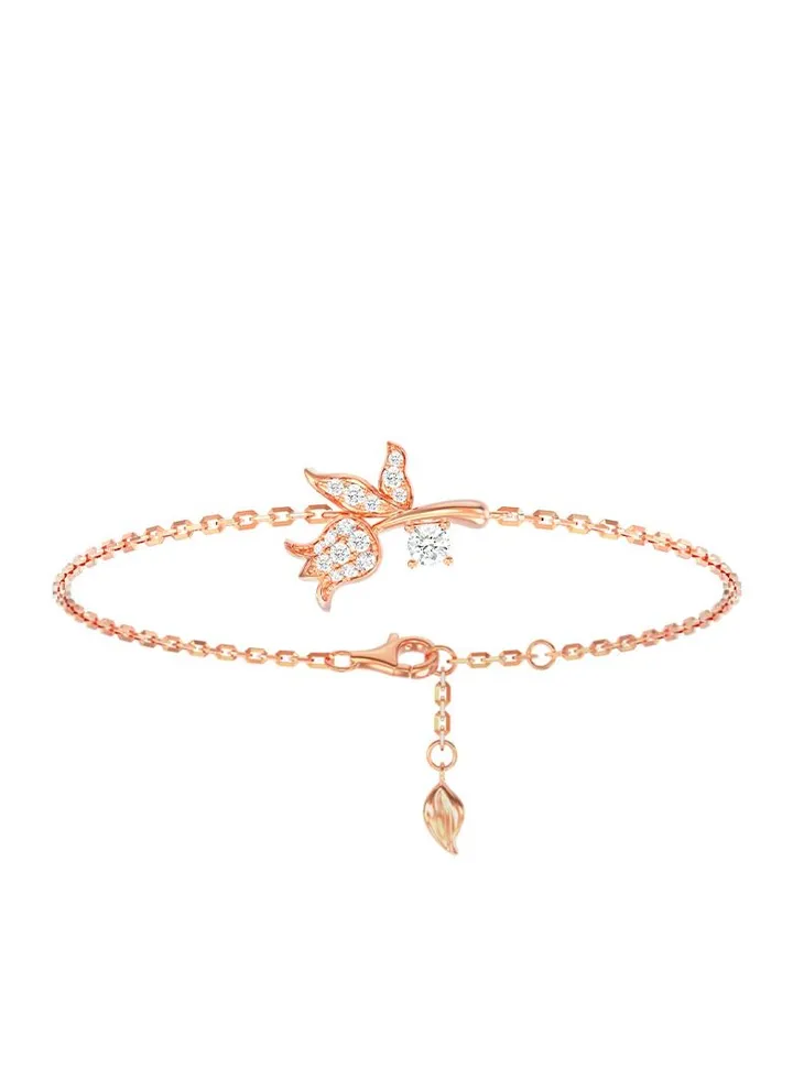 AWNL Women's Sterling Silver Bracelet of Lily of The Valley,Gift for wife,girlfriend