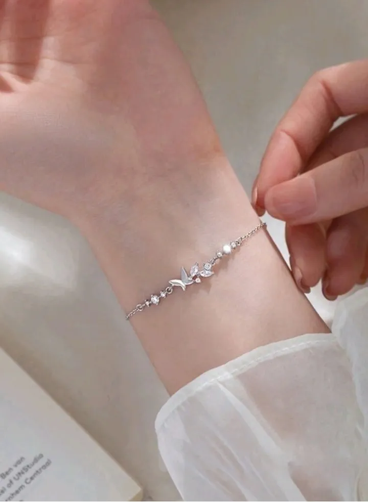 Pure 925 Sterling Silver Bracelet For Women