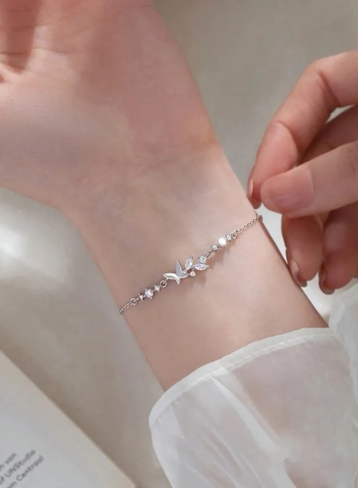 Women's Elegant 925 Sterling Silver Bracelet