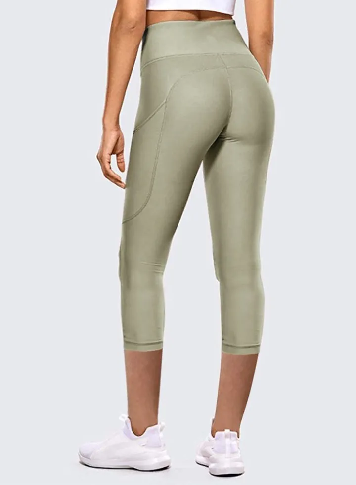 Women's Sports High Waist Hip Lifting Quarter Tight Yoga Pants