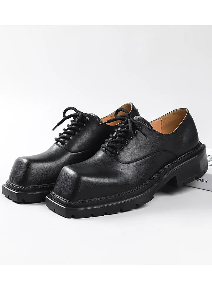 Versatile Retro Casual Leather Shoes