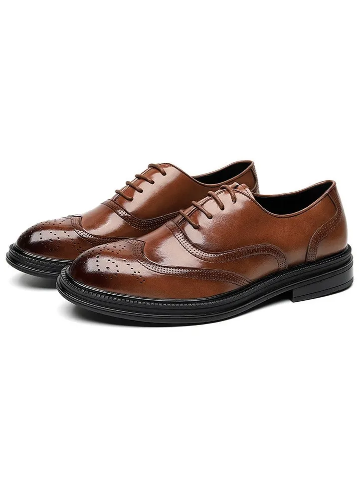 Versatile Retro Casual Leather Shoes