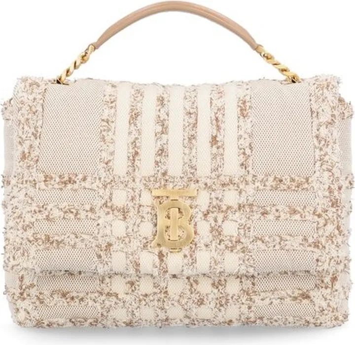 Burberry Small Lola Checkered-Detail Shoulder Bag