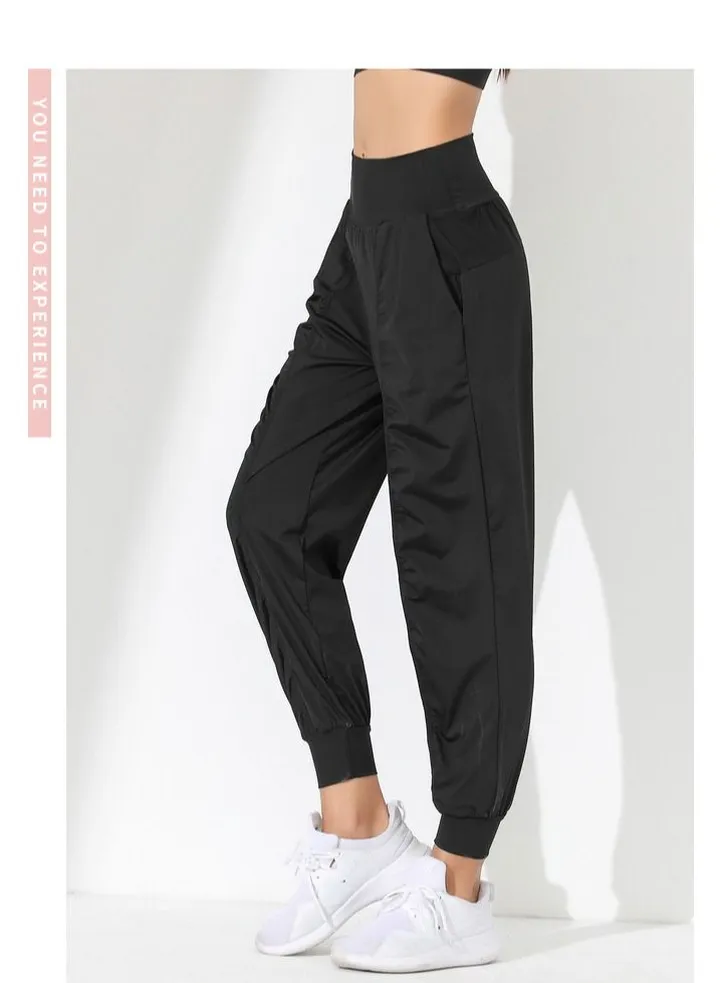 Casual Sports Fitness Running Trousers Black