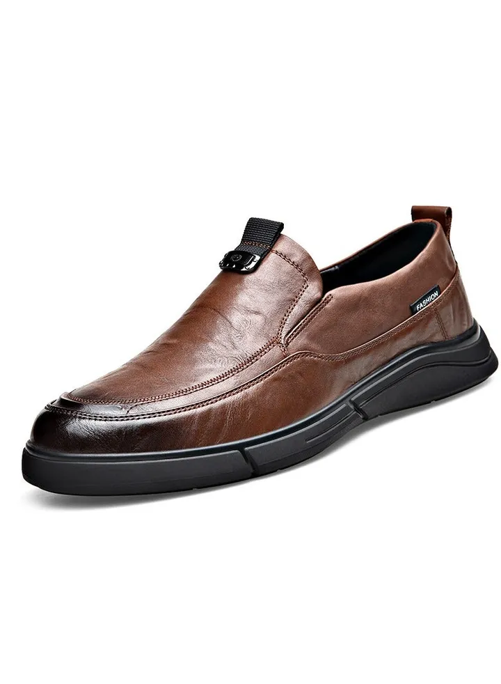 Versatile Retro Casual Leather Shoes