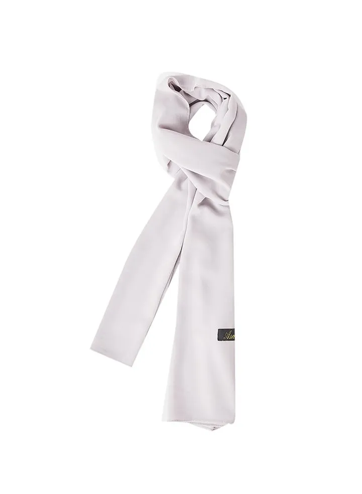 Plain Hijab Scarf Grey