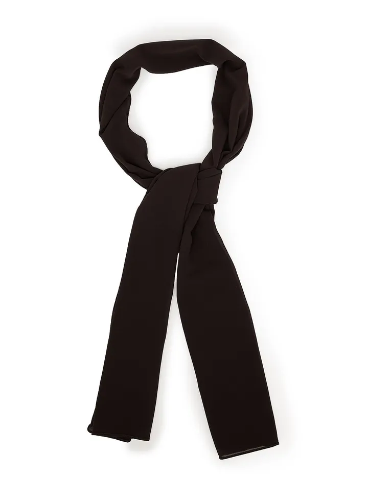 Plain Hijab Scarf Black