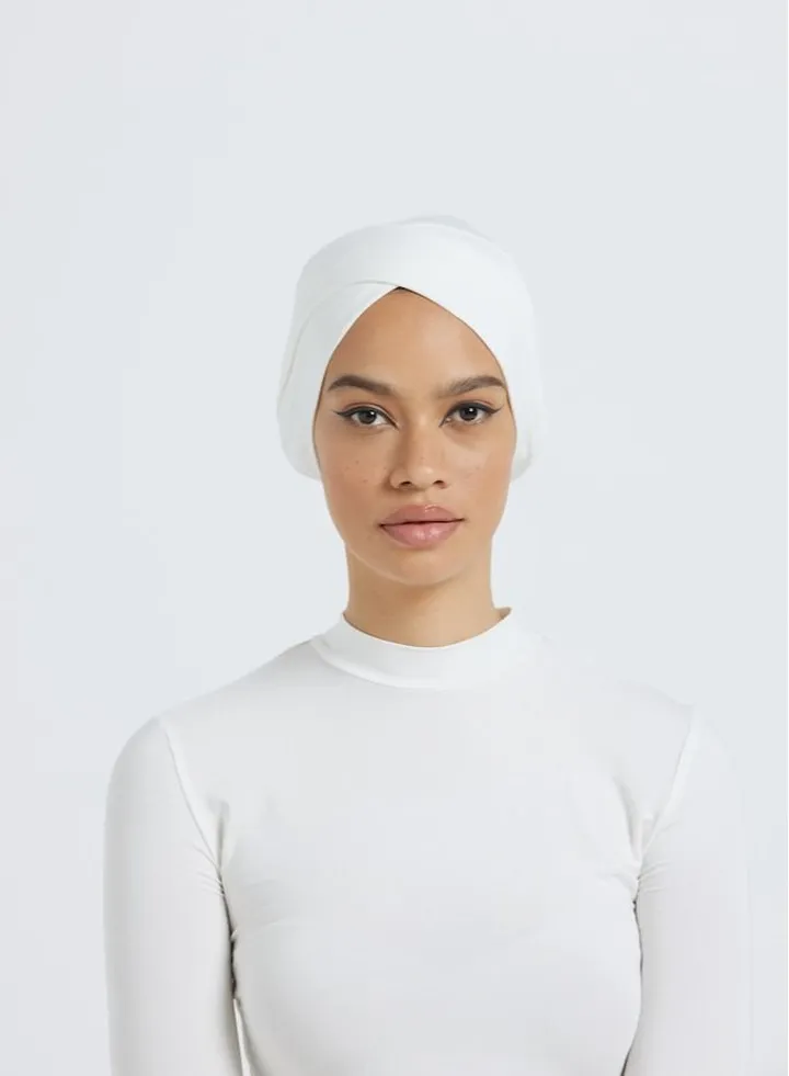Organic Bamboo Underscarf Ivory