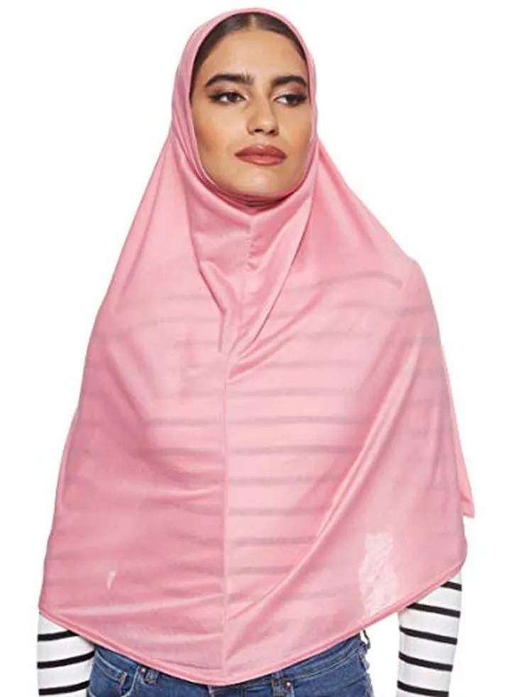 Solid Cotton Hijab Pink