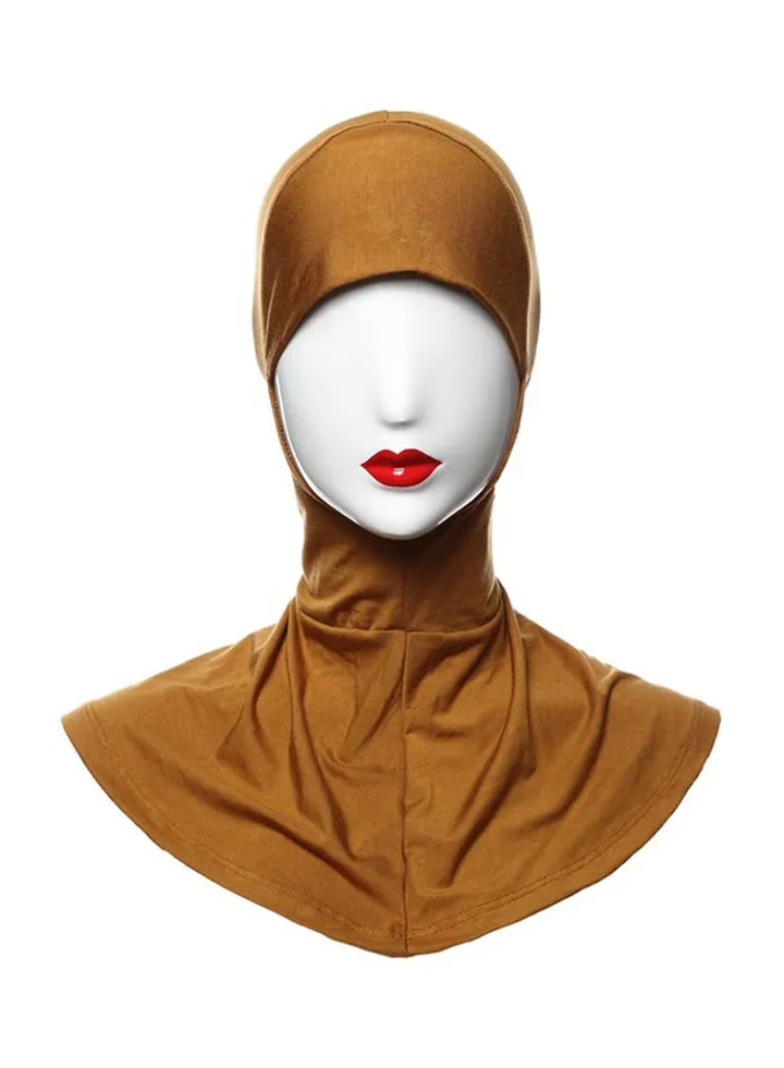 Close Chin Hijab Camel