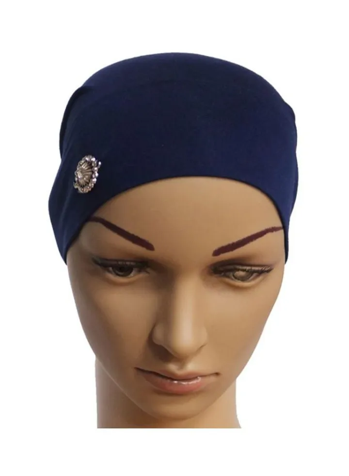 Inner Tube Hijab Navy Blue