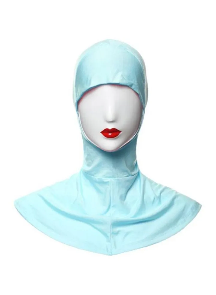 Close Chin Hijab Blue