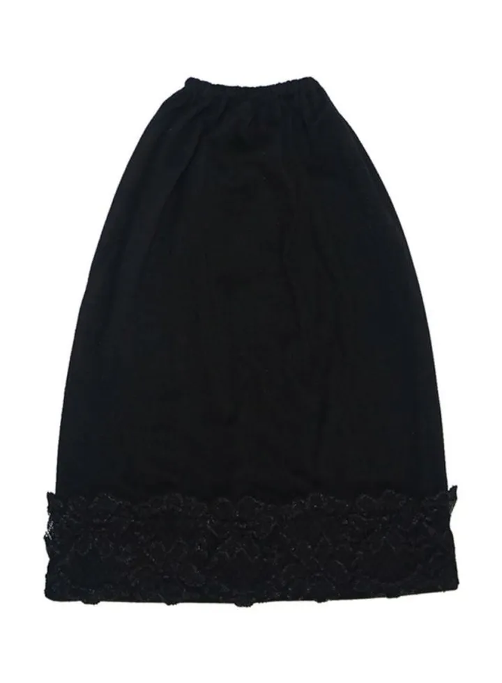 Inner Tube Hijab Black