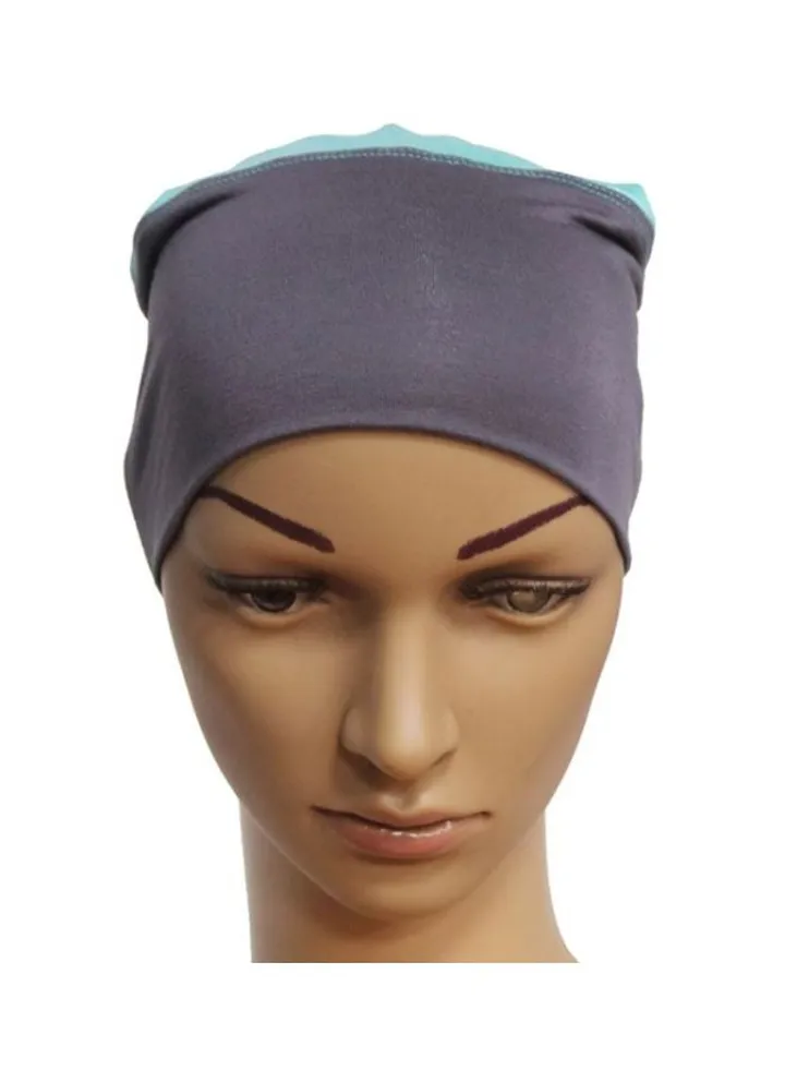 Inner Tube Hijab Grey/Blue