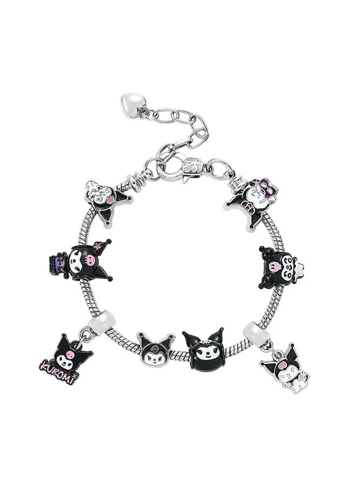 Sanrio Kuromi -Alloy DIY Bracelet Cartoon fun Pendant Holiday Gifts