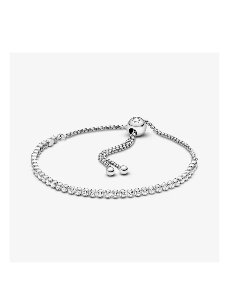 Pandora's bright gemstone slide buckle bracelet
