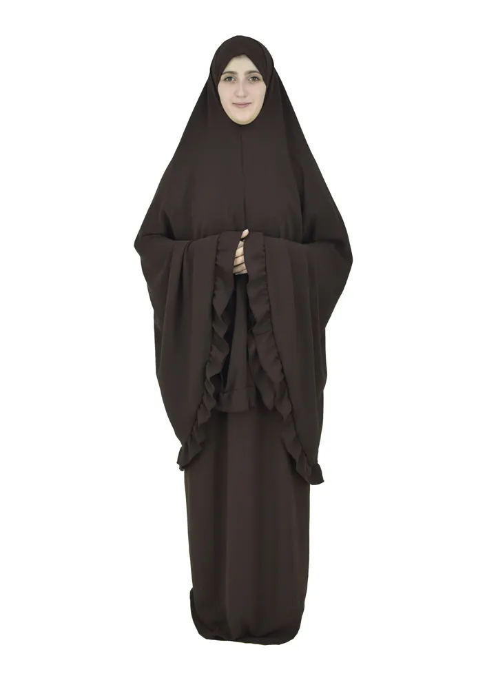 Two Piece Islamic prayer dress for girls kids and women -Prayer Clothes for girls and Muslim Women-Prayer Abaya For women and girls kids- Umrah essentials for women -Prayer dress women