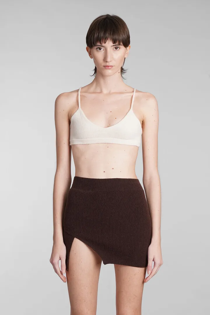Topwear In Beige Cashmere