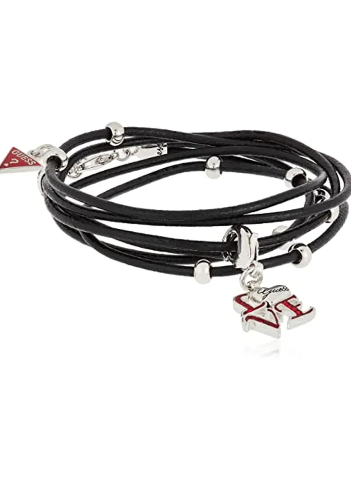 Women's Silver Stainless Steel String Charm Bracelet, UBS71023, One Size, 7.61329E+12
