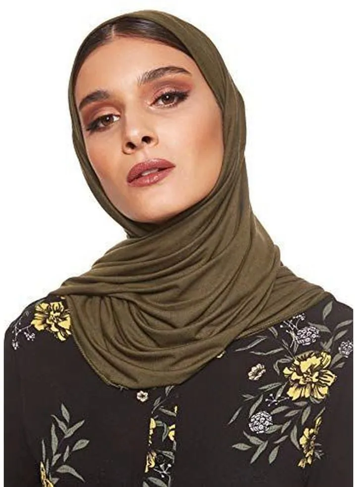 Jersey Stretch Hijab Olive Drab