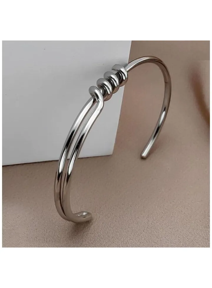 925 sterling silver bracelet, size: 6.5 cm, adjustable