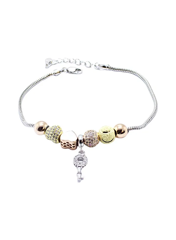 Pure 925 Sterling Silver Trendy Design Bracelet