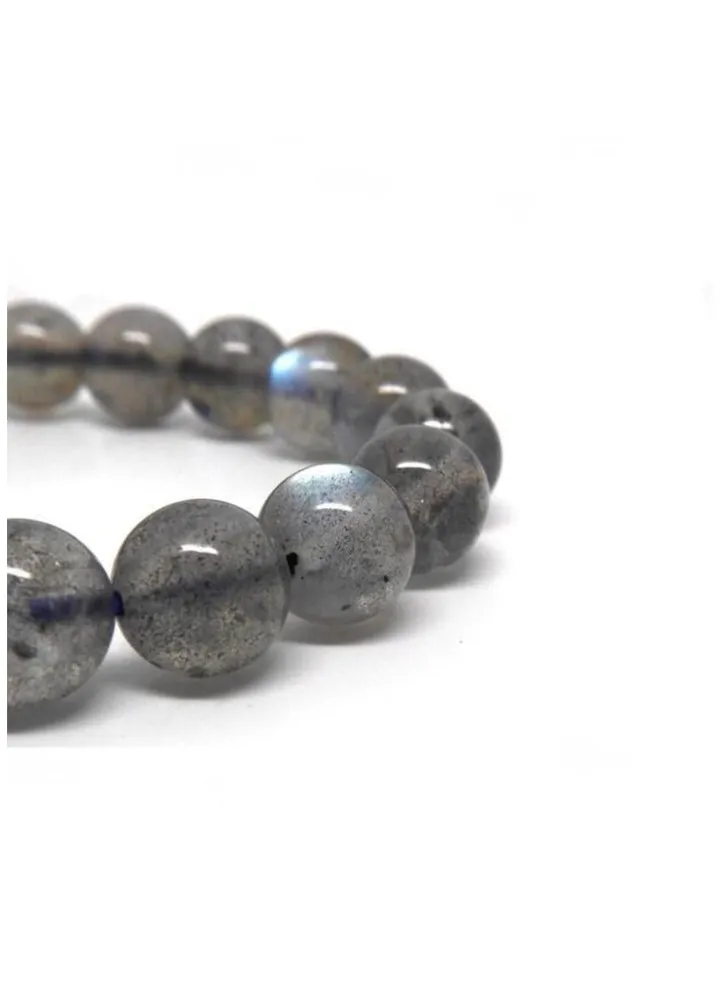 Natural labradorite stone bracelet, flexible size