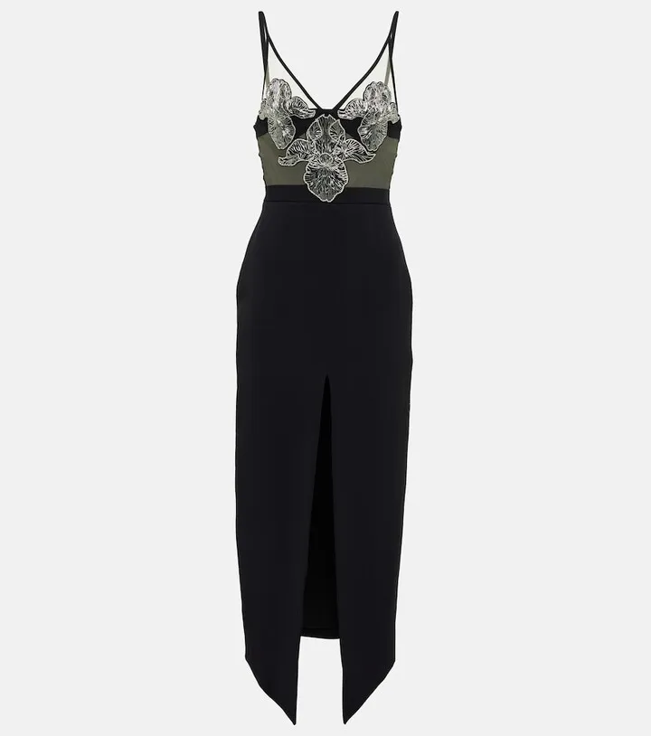 Embellished midi dress