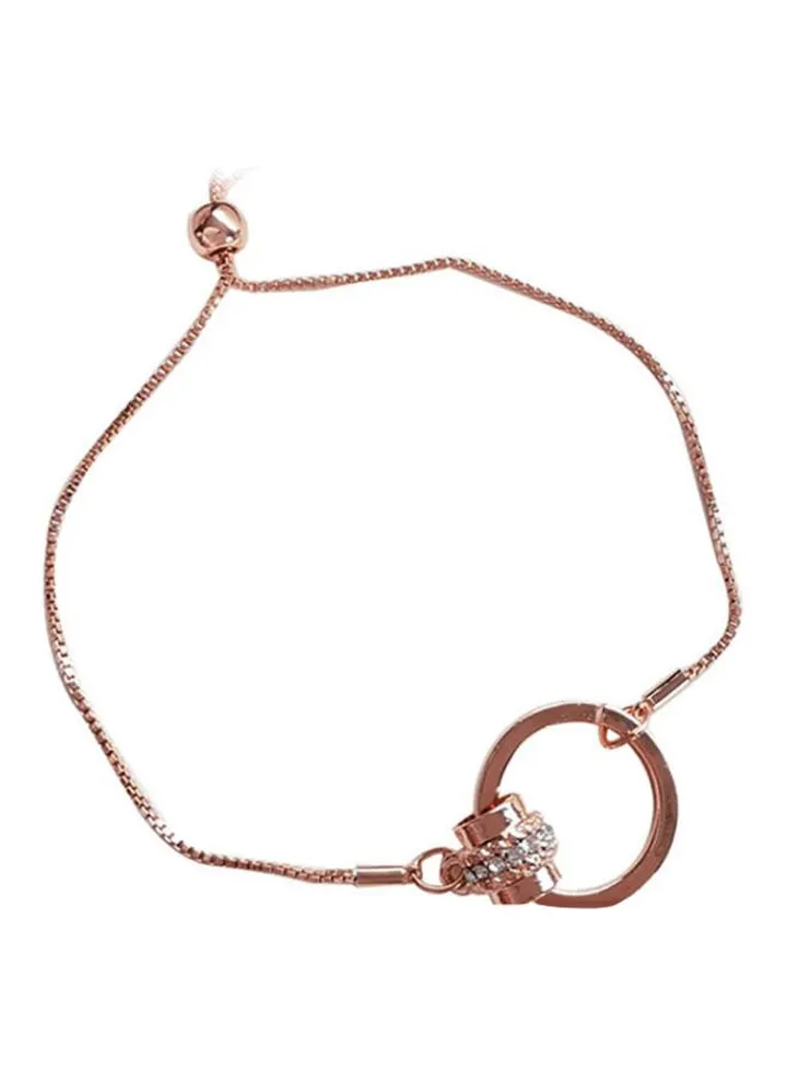 Silver Stone Studded Bracelet