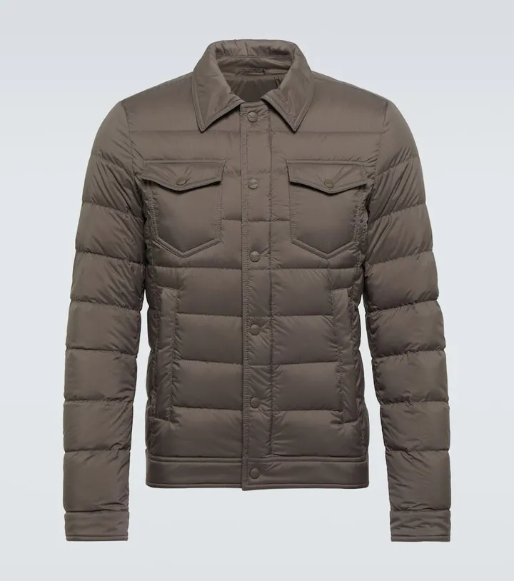 La Denim down jacket