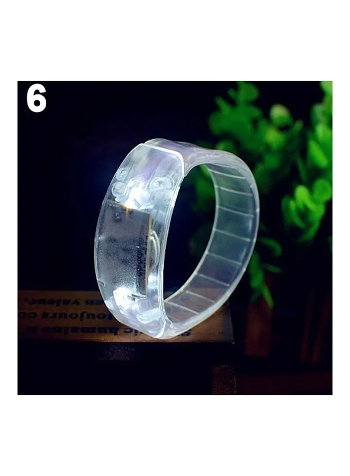 Voice Control LED Light Glows Wristband Bracelet
