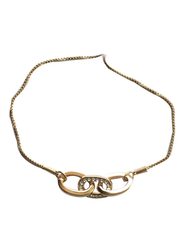 Silver Crystal Studded Bracelet