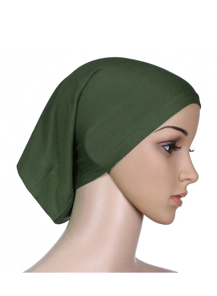 Islamic Underscarf Hijab Army Green