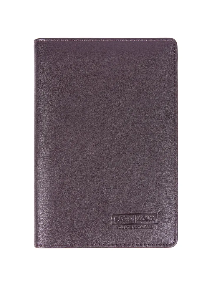 RFID Blocking Slim & Lightweight Genuine Leather Passport Holder Cover Case & Travel Wallet for Men And Women