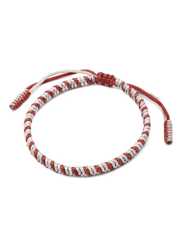 Handmade Knots Adjustable Braided Rope Lucky Bracelet