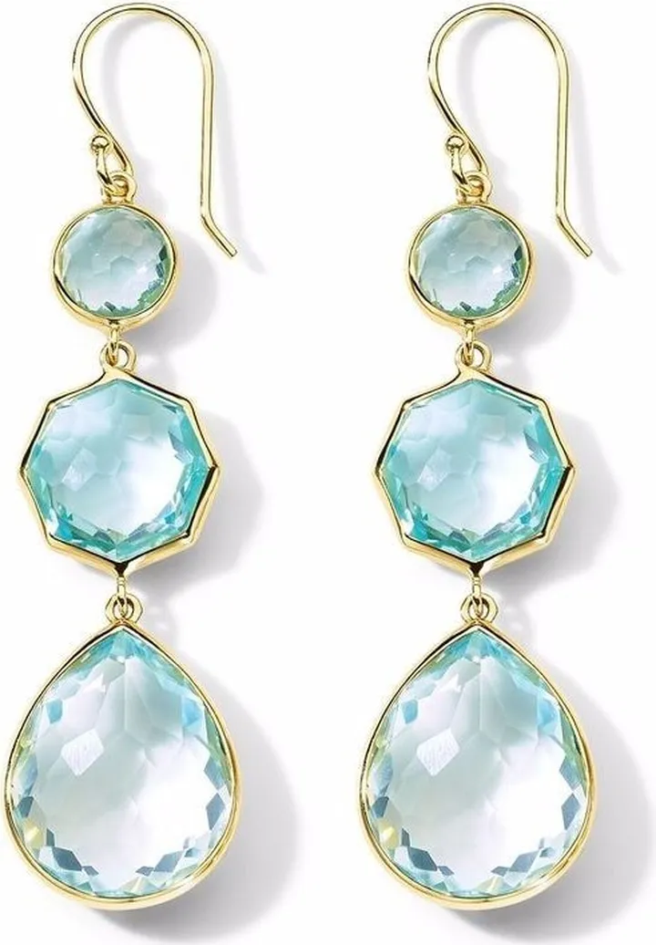 18kt gold Rock Candy® Small Crazy 8s earrings