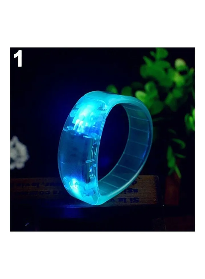 Voice Control LED Light Glows Wristband Bracelet