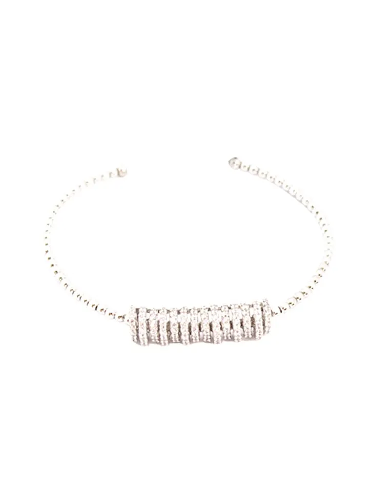 Pure 925 Sterling Silver Ladylike Bangle