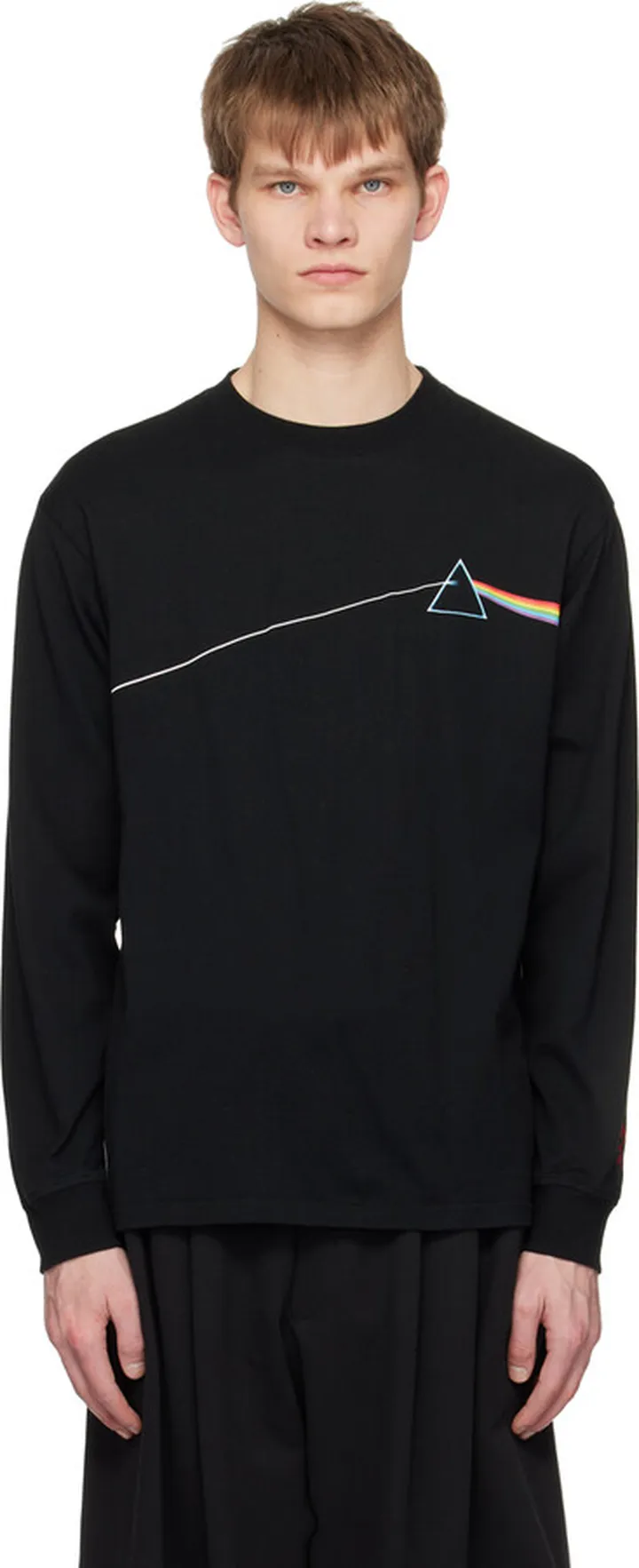 UNDERCOVER Black Print Long Sleeve T-Shirt