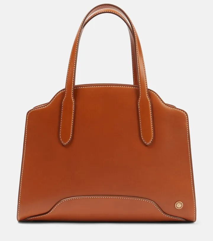 Sesia Medium leather tote bag